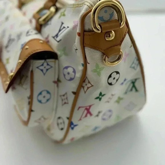 LOUIS VUITTON RITA WHITE MULTI COLOR MONOGRAM Murakami w/ 🆓 ENTRUPY - Picture 13 of 17